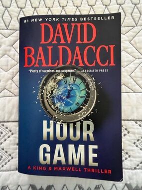 Hour Game Paperback Thriller - Blue Cover